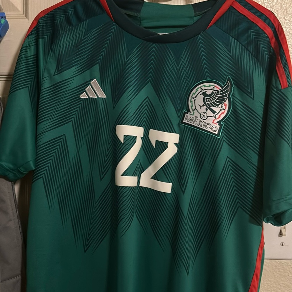 Mexico jersey 2022 home kit hirving lozano 22